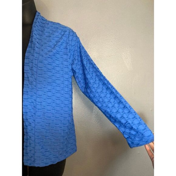 Kim Rogers blue textured cardigan - Picture 4 of 5